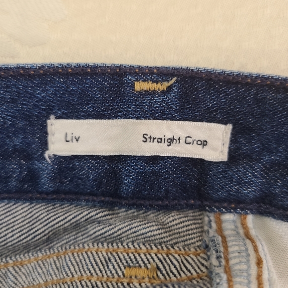 153. Wilfred x Citizens Of Humanity Liv straight crop blue jeans. - Picture 7 of 13